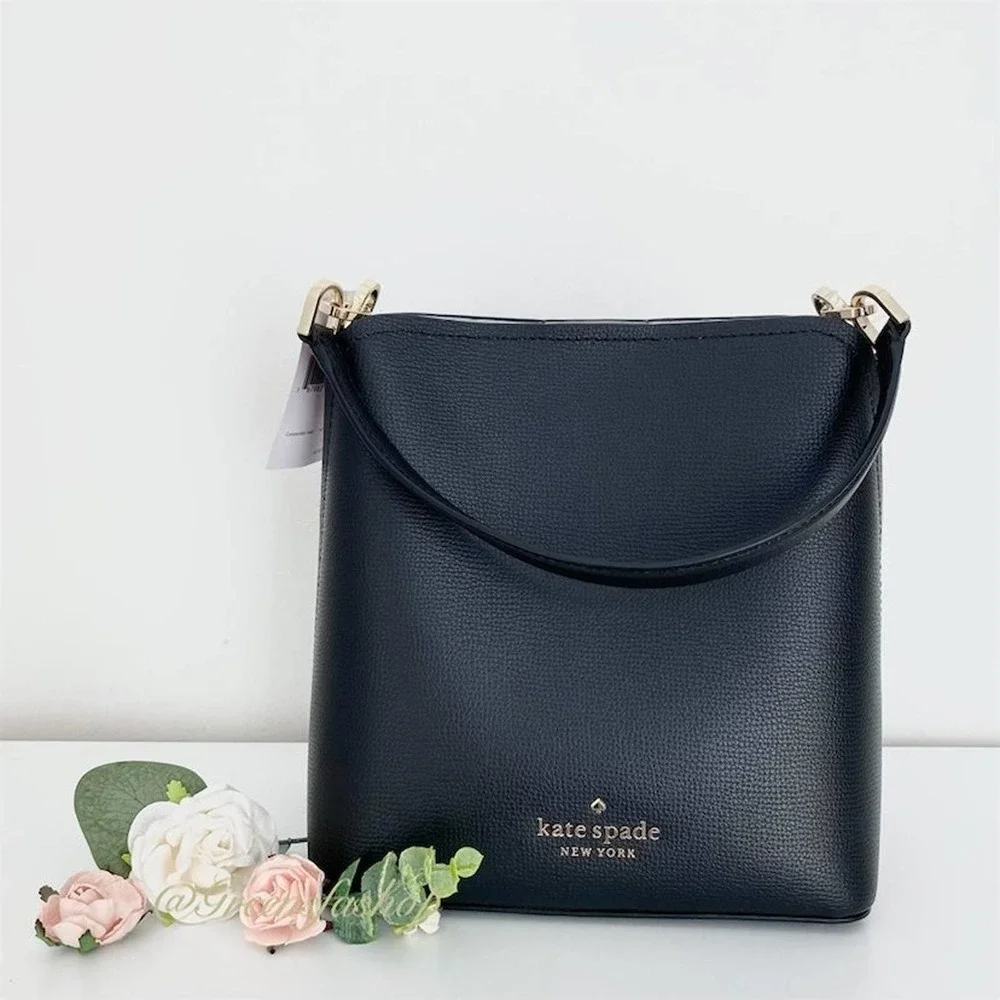 NWT Kate Spade Purse Darcy Black Small Bucket Bag Crossbody - Picture 9 of 10